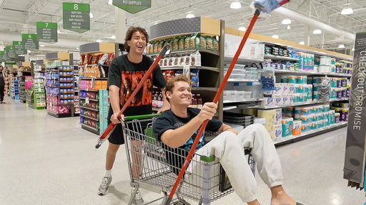 Messing Around in the Grocery Store!