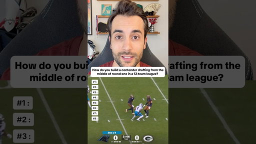 Here’s how to build a championship roster in fantasy football while drafting from the worst spot 👀