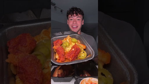 Dave’s Hot Chicken NEW After Dark Menu Items #daveshotchicken #cheesepull #mukbang #asmr #viral