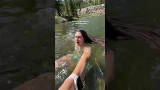This is your sign to jump into a mountain lake :)