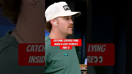 Catching golfers lying INSIDE a golf store👀 part 3