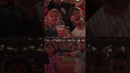 Lights out, volume up, Marshmello crushed it 🎵  @DrinkMinuteMaidSpiked #concert #baseball #music