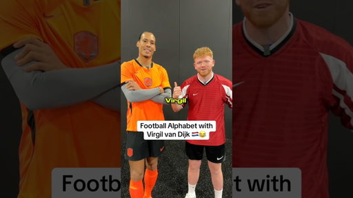 Football Alphabet with Virgil van Dijk! 🇳🇱😂 #nikefootball #virgilvandijk #vandijk #liverpool