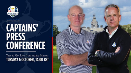 Press Conference | Year to Go | 2027 Ryder Cup