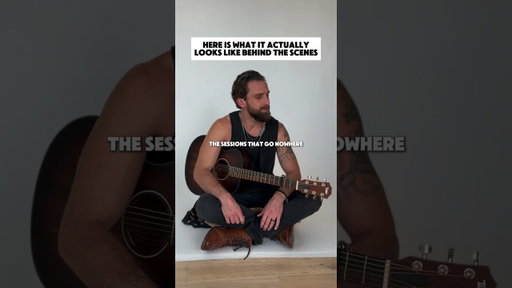 Nobody sees the part before the show