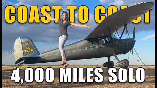 I Flew My 80-Year-Old Airplane ACROSS AMERICA! (Coast to Coast part 1/2)