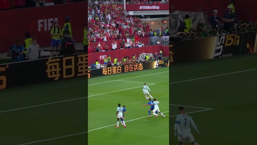 Cristiano Ronaldo scores his first-ever knockout goal in the World Cup. #FIFAWorldCupOnYT