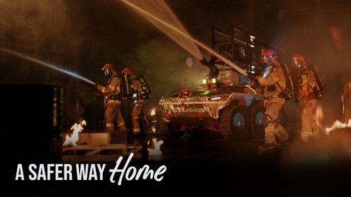 A Safer Way Home: Every one of us must return home safely | HMG's Unmanned Firefighting Robot