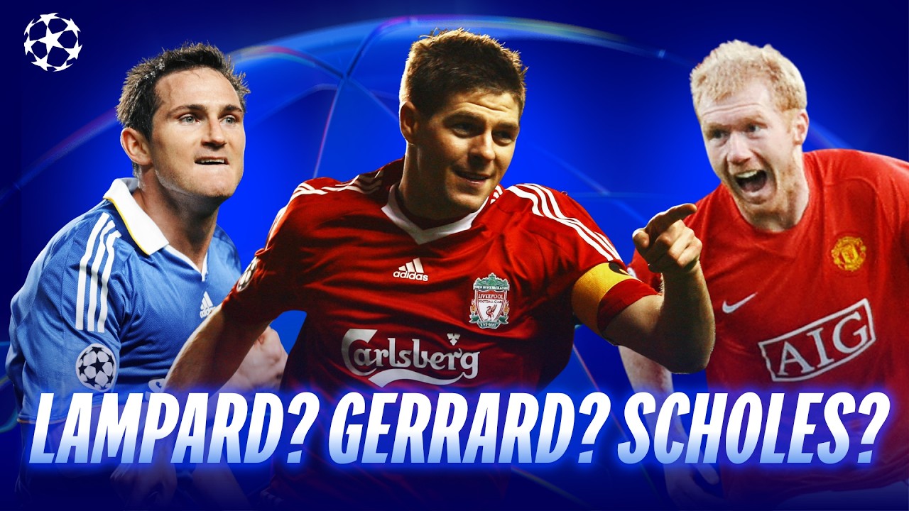 Scholes vs Lampard vs Gerrard! ⚔️ | EVERY Champions League Goal