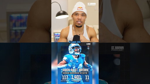 Amon-Ra St. Brown’s journey to 1,400 receiving yards 🏈