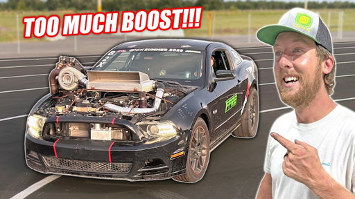 Return of the Cheap Racecar Challenge Turbo Mustang! + INSANE ZR1 Runs!