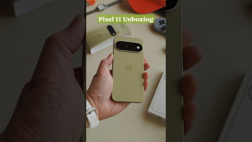 Pixel 11 Unboxing in Pistachio