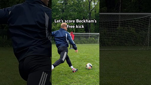 If Beckham missed it could have derailed his whole career 👀