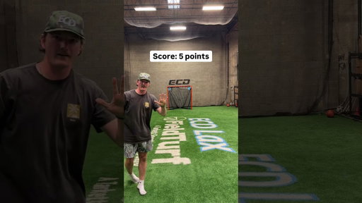 Lacrosse accuracy challenge @ECD #shorts