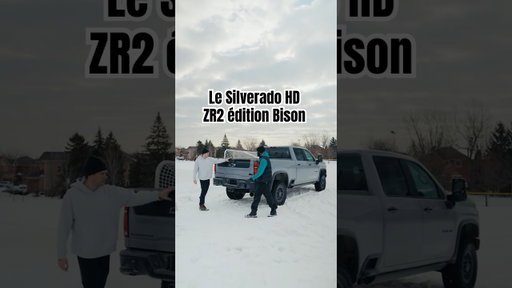 Une partie improvisée, direct dans le camion | Silverado HD ZR2 édition Bison