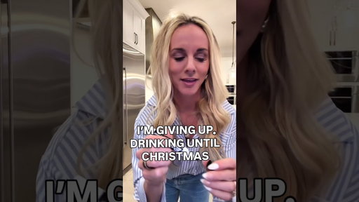 I’m giving up drinking until Christmas. 😂 #FunnyShorts #HolidayHumour #POV