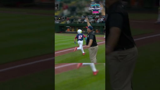 East Side LL gets the scoring started with a TRIPLE in front of their home-state crowd