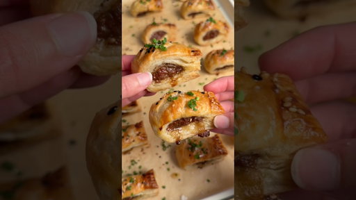 you can’t resist these sausage rolls
