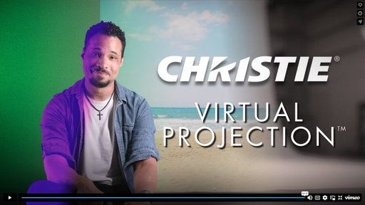 What is Christie Virtual Projection?