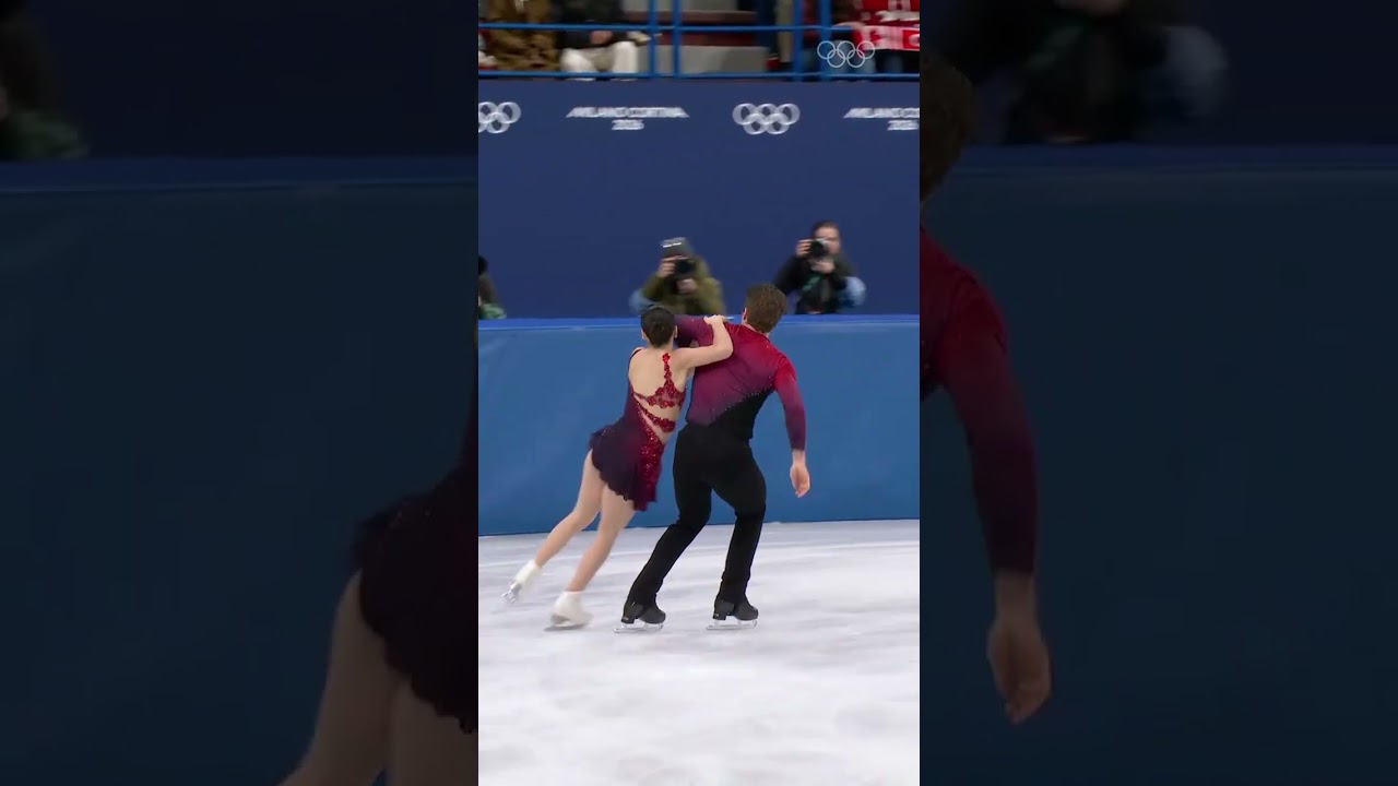 The smile on their faces at the end says it all! ❤️⛸️ #milanocortina2026
