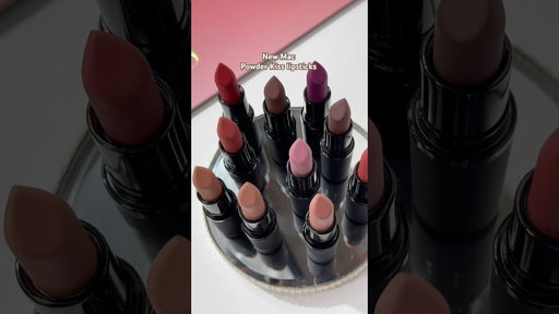 New Mac Powder Kiss lipsticks #shorts