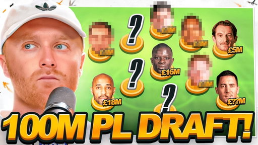 £100M ALL TIME PREMIER LEAGUE DRAFT AUCTION