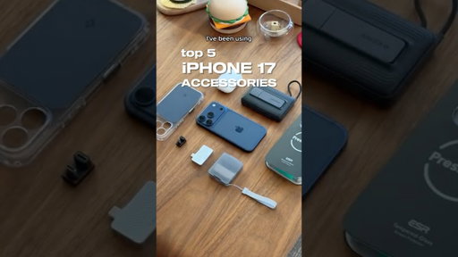 My 5 iphone 17 pro accessories I can’t live without 👀📱