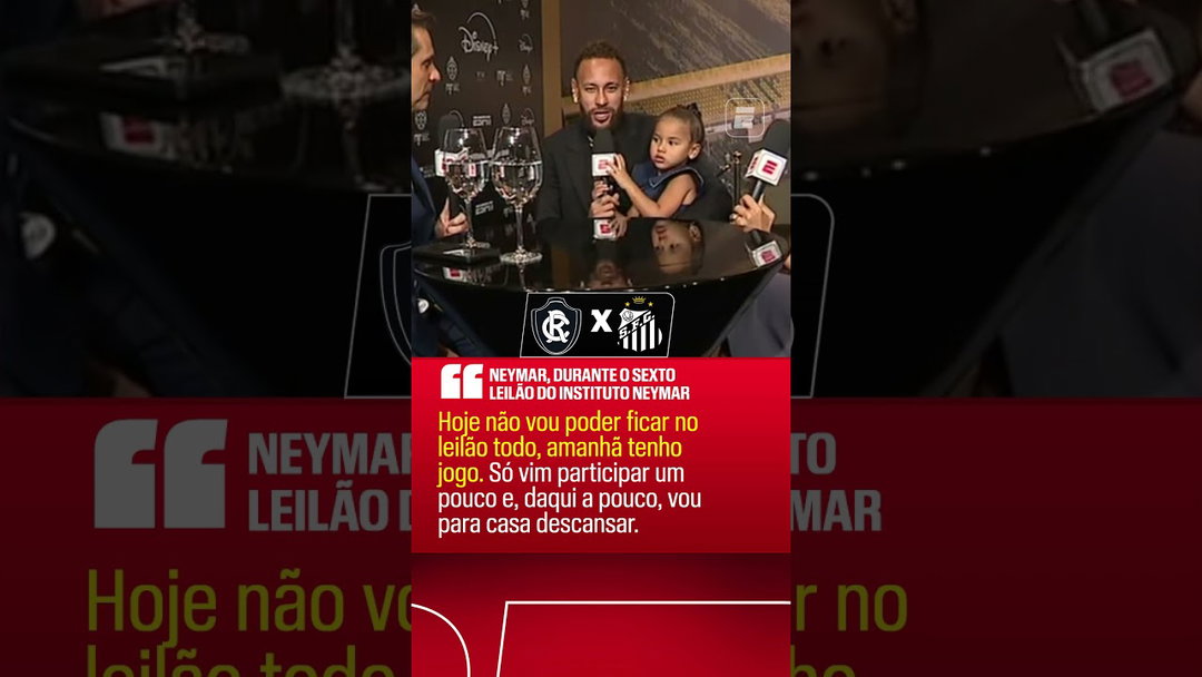 NEYMAR REVELA QUE VAI PARA SANTOS X REMO E NÃO FICA LEILÃO TODO! 👀🔟🐋