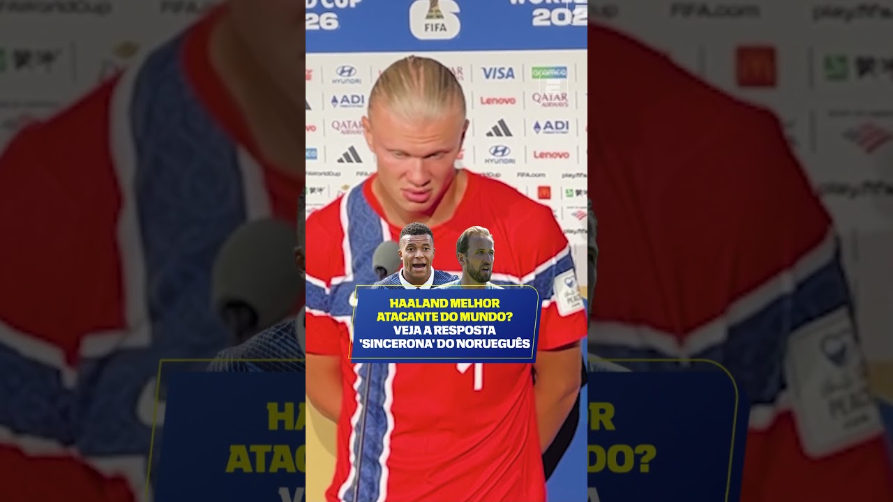 HAALAND RESPONDE SE É MELHOR QUE MBAPPÉ E HARRY KANE! 👀👀👀