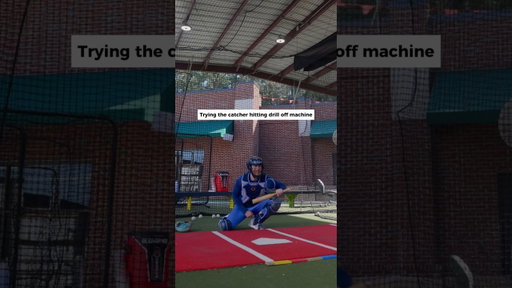 Do NOT try this Catching Drill #baseball #baseballszn #sportsball #catcher