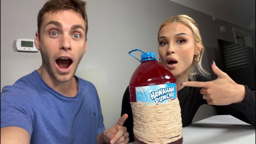RUBBER BAND VS RED JUICE!!