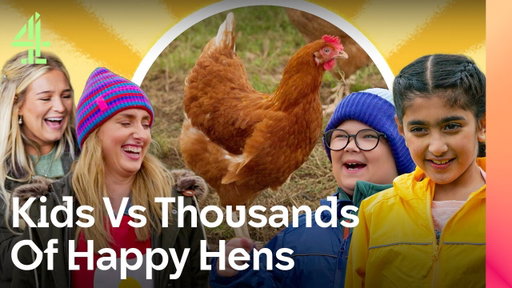 Thousands Of Hens Vs 4 Children (Jessica Knappett And Harriet Cowan) | Tiny Farmers | Channel 4
