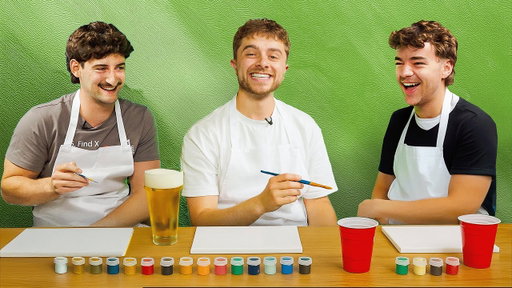 YouTuber DRUNK Painting