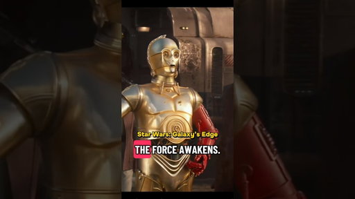 C-3PO at Star Wars Galaxy’s Edge #disneyland