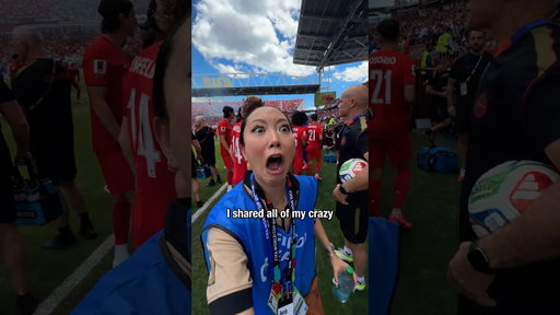 I did NOT expect this at the FIFA World Cup 😱⚽️ #AD #fifaworldcup #fifaworldcup