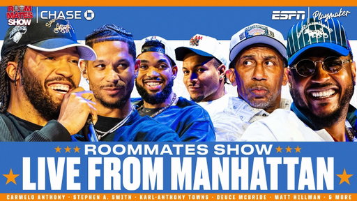Roommates Show LIVE at MSG 🚨 Melo, KAT & More Join Jalen, Josh after Knicks NBA Championship