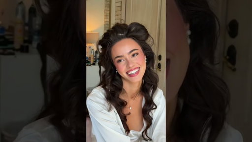 the morning of the big day 🕊️✨ #2026bride #bridalmakeup #bridalhair
