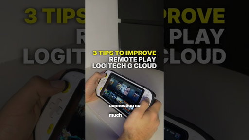 Instantly improve remote play on Logitech G Cloud #handheldgaming #logitechgcloud #remoteplay