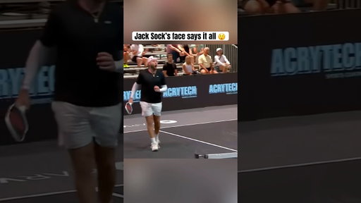 Jack Sock hit THAT shot off of THAT?!