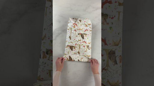 How to make a DIY Bag 🧸🎄 #christmas #wrapping #giftideas #bag #giftbag #diybag #howtowrap