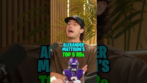 Alexander Mattison’s TOP 5 RBs in the NFL 😳 #miamidolphins #buffalobills #atlantafalcons #eagles