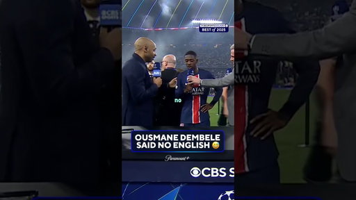 Ousmane forgot he wasn't in Spain anymore 😅 #UCLToday