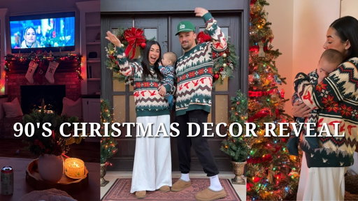 Our 90's Christmas Theme Reveal + Home Updates!!