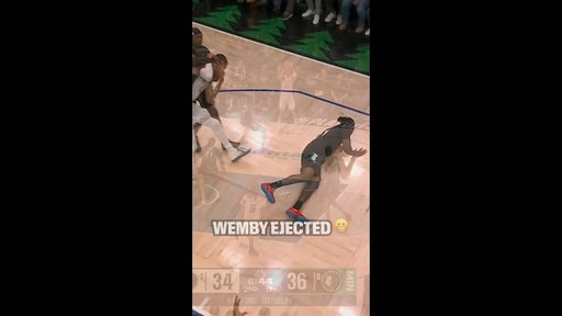 Victor Wembanyama has been EJECTED from Game 4! | #NBAPlayoffs #NBA