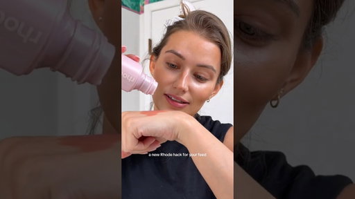 Rhode highlight + blush for the prettiest lit from within glow..honestly, mix it out everything!