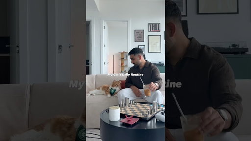you’ve seen all my routines, now here’s my son Mocha 🐾 (full cat video on my channel)