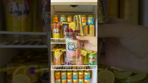 This combo tastes SO good😋🍑Au Vodka + Fanta slaps every time🤝 #fanta #auvodka #icecup