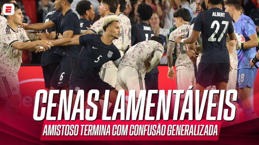 QUE LOUCURA! CENAS LAMENTÁVEIS GENERALIZADA NO AMISTOSO ENTRE ESTADOS UNIDOS E CHILE