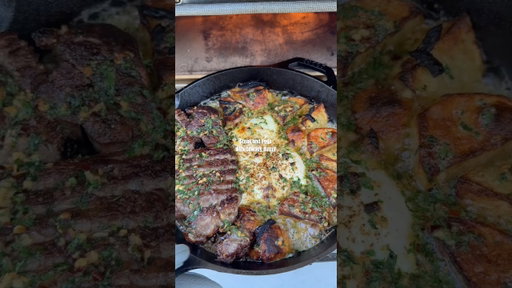 Steak and Eggs with Cowboy butter!!