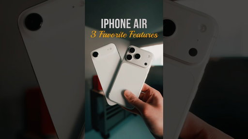 3 Things I love about the iPhone Air 🍏 #apple #iphoneair